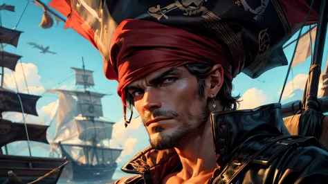 serious 40-year-old pirate