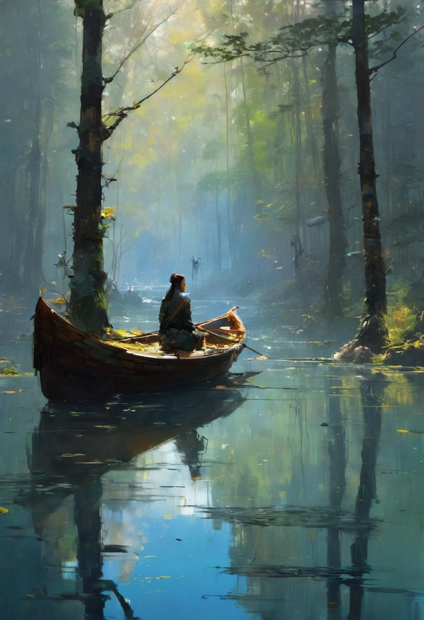 the calm, art inspired by Wadim Kashin
