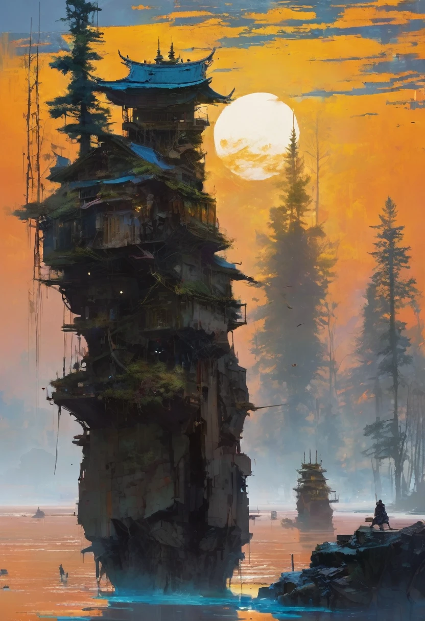 the calm, art inspired by Wadim Kashin
