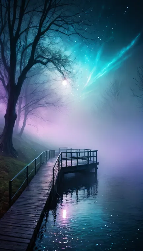 mysterious fog, iridescent, shading effects, gradation magic effects, foggy filter effects, glitter effects, graphic cg digital ...