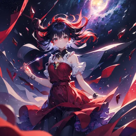 (((fantasy　flanders scarlet)))　((moonlit night　star　smile　drop down　catch the wind　end of the galaxy　broken glass　there is a bla...