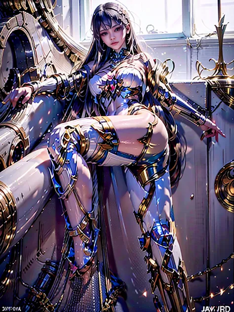 golden saint seiya, (mecha) (mechanical) (armor), professional raw color photo, (back corner), (lying down leg lift exposed butt...