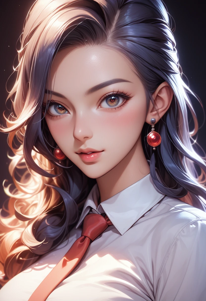 Masterpiece、Highly detailed drawing、Professional illustrations、Cinematic lighting、Detailed face、Detailed eyes、Black background、alone、woman、Beauty、sauce_game、Dragon Quest 3&#39;s female sage、Blue Hair、White Dress、Blue Cape、Magic wand、Red eyes、Circlet、Big Breasts、Large Breasts、Fighting Pose、Best Shot、Best Angle、Sweat all over the body
