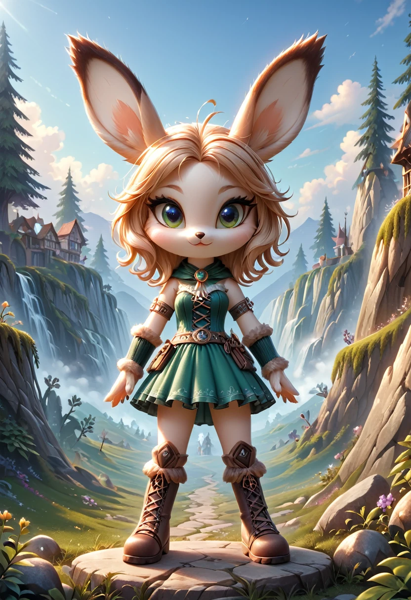 Anthropomorphic female grinch grasshopper mage. Official Art – Charecter profile. An Award-Winning Digital Masterpiece In 4K Ultra HD, Extreme Detail And Intricate Realism. Symmetrical Face. This Concept Art Brought To Life By The Hands Of Artists Like Wlop & Artgerm In A Stunning 2D Vector Illustration.Background Is A Panoramic Vista.
