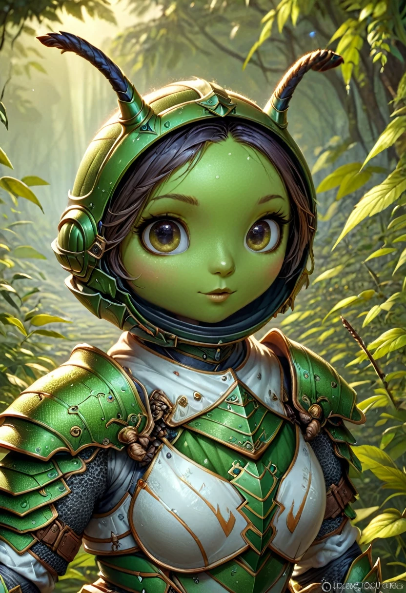 Anthropomorphic grasshopper knight Official Art – An Award-Winning Digital Masterpiece In 4K Ultra HD, Extreme Detail And Intricate Realism. Symmetrical Face. This Concept Art Brought To Life By The Hands Of Artists Like Wlop & Artgerm In A Stunning 2D Vector Illustration.Background Is A Panoramic Vista.
