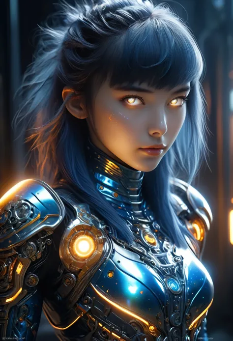 (best quality, 4k, 8k, high resolution, masterpiece: 1.2), (super detailed, realistic, photorealistic:1.37), a woman in futurist...