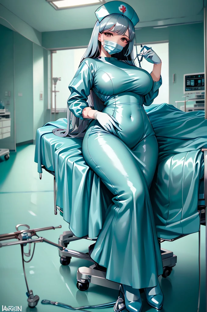 nurse uniform,hospital, latex nurse suit,nurses,busty,elbow gloves,labcoat,black hair woman,red eyes , gigantic ,medical instruments,asian nurse,two nurses,speculum,examination room,oversize ,big ass ,strap on, lay on table ,legs spreaded,giving birth,gyno chair , dentist,Milf,latex,black uniform,oversize breasts