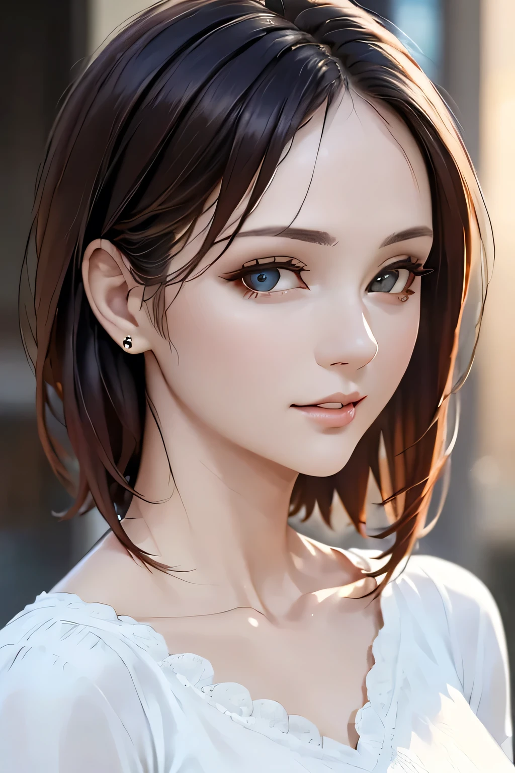 (highest quality、8k、32K、masterpiece)、(Realistic)、(Realistic:1.2)、(High resolution)、Very detailed、Very beautiful face and eyes、1 person、Delicate body、(highest quality、Attention to detail、Rich skin detail)、(highest quality、8k、Oil paints:1.2)、Very detailed、(Realistic、Realistic:1.37)、Bright colors、Cowboy Shot, (Casual Fashion)