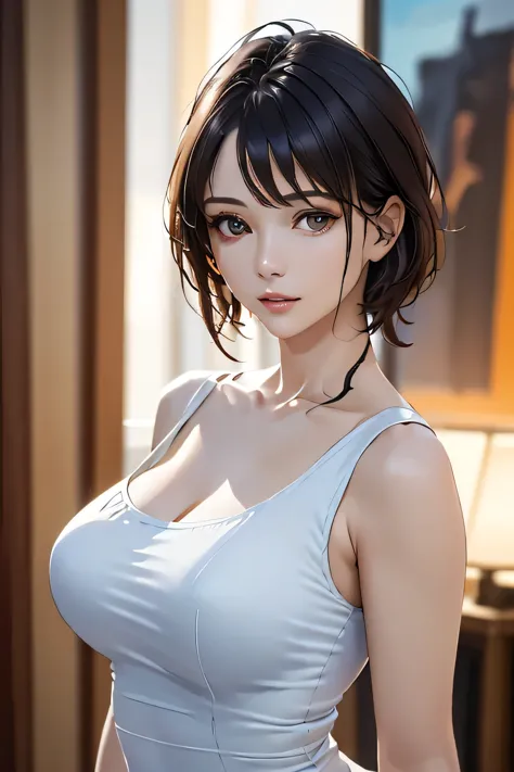 (highest quality、8k、32k、masterpiece)、(realistic)、(realistic:1.2)、(high resolution)、very detailed、very beautiful face and eyes、1 ...