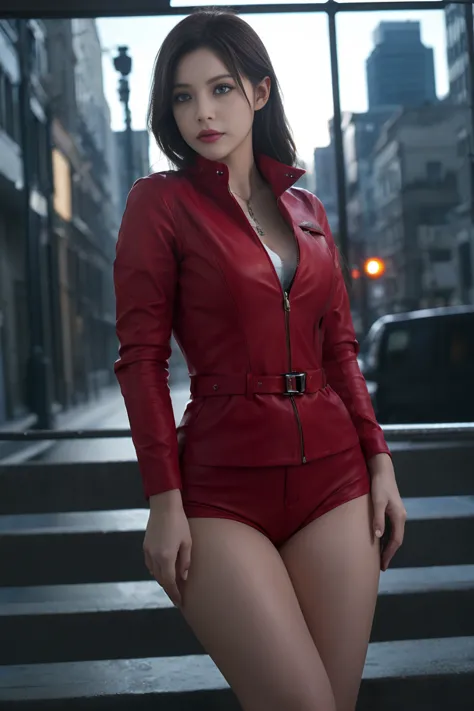 claire redfield from resident evil, posing seductively to viewer, solo:1, pov, beautiful thick thighs, front view
sunny city bac...