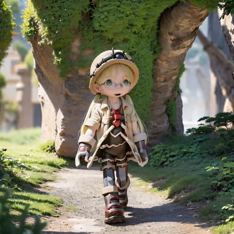 ,rico,made in abyss,walking through black rim town