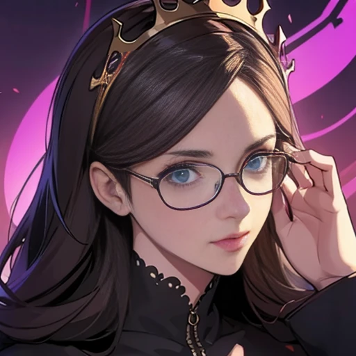 A girl with one sunglasses perched on her forehead like a crown, her eyes hidden behind dark lenses