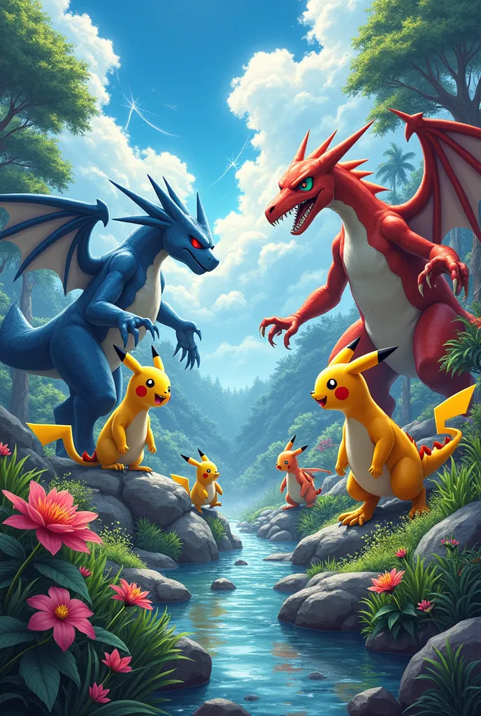 pokemon dragon type wallpaper