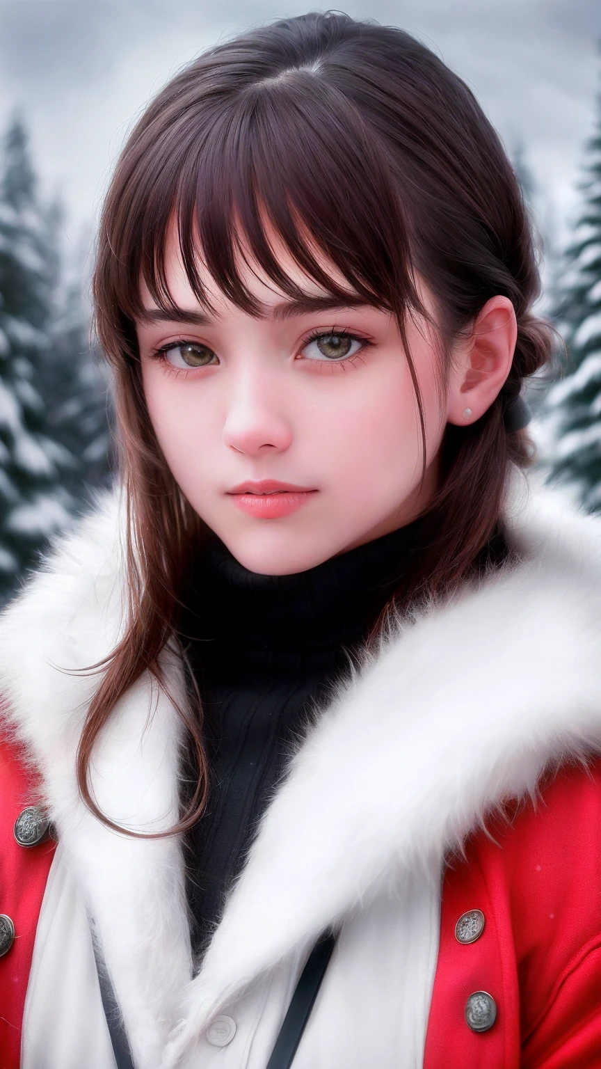 (RAW Photos:1.2), (Realistic:1.4), (Highest quality:1.4), (超High resolution:1.2), (Very detailed:1.3), (High resolution:1.2), (Cinema Lighting:1.3), (Detailed eyes), (Facial details), (Fur details), (the snow&#39;s:1.2). ), Cute fox, Are standing, (3/4. Portrait: 1.2), (Hairy tail: 1.2), (Soft fur: 1.2), (Moe: 1.2), (Looking at the audience), (Innocent look), (Soft Light), (dreamy), (dream: 1.3), (Mysterious: 1.3), (magic: 1.2), (Snowflake: 1.2), (Winter Wonderland: 1.3), (Whimsical: 1.2), (fun: 1.2), bust, alone