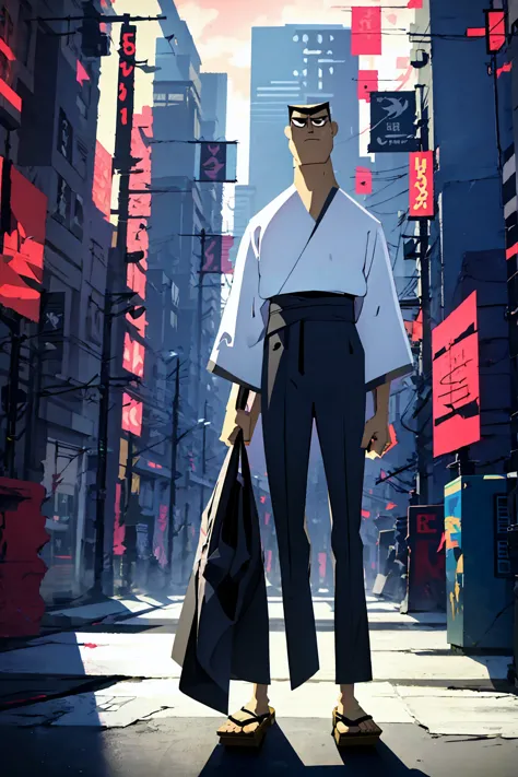 samurai jack,standing