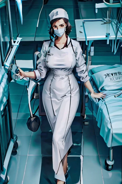 nurse uniform,hospital, latex nurse suit,nurses,busty,elbow gloves,labcoat,black hair woman,red eyes , gigantic ,medical instruments,asian nurse,two nurses,speculum,examination room,oversize ,big ass ,strap on, lay on table ,legs spreaded,giving birth,gyno chair , dentist,Milf,latex,black uniform,oversize breasts