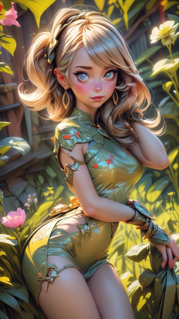 (best quality,4k,8k,highres,masterpiece:1.2),ultra-detailed,(best quality,realistic:1.2),lovely woman,field of poppy flowers,sheer see-through tight-fitting yellow floral print summer dress,sunset, large breasts,play,joy,beauty,harmony,portrait,soft lighting,vibrant colors, HDR, 8k, absurdres, cinestill 800, sharp focus, add_detail:2, Ultra HD | | | ((Fullbody-shot)) add_detail:2 (1woman, solo)