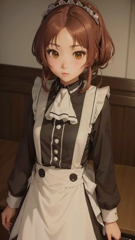 an anime character wearing a uniform stands in the room., also, anime girl in maid outfit, today&#39;s featured anime is still, ...