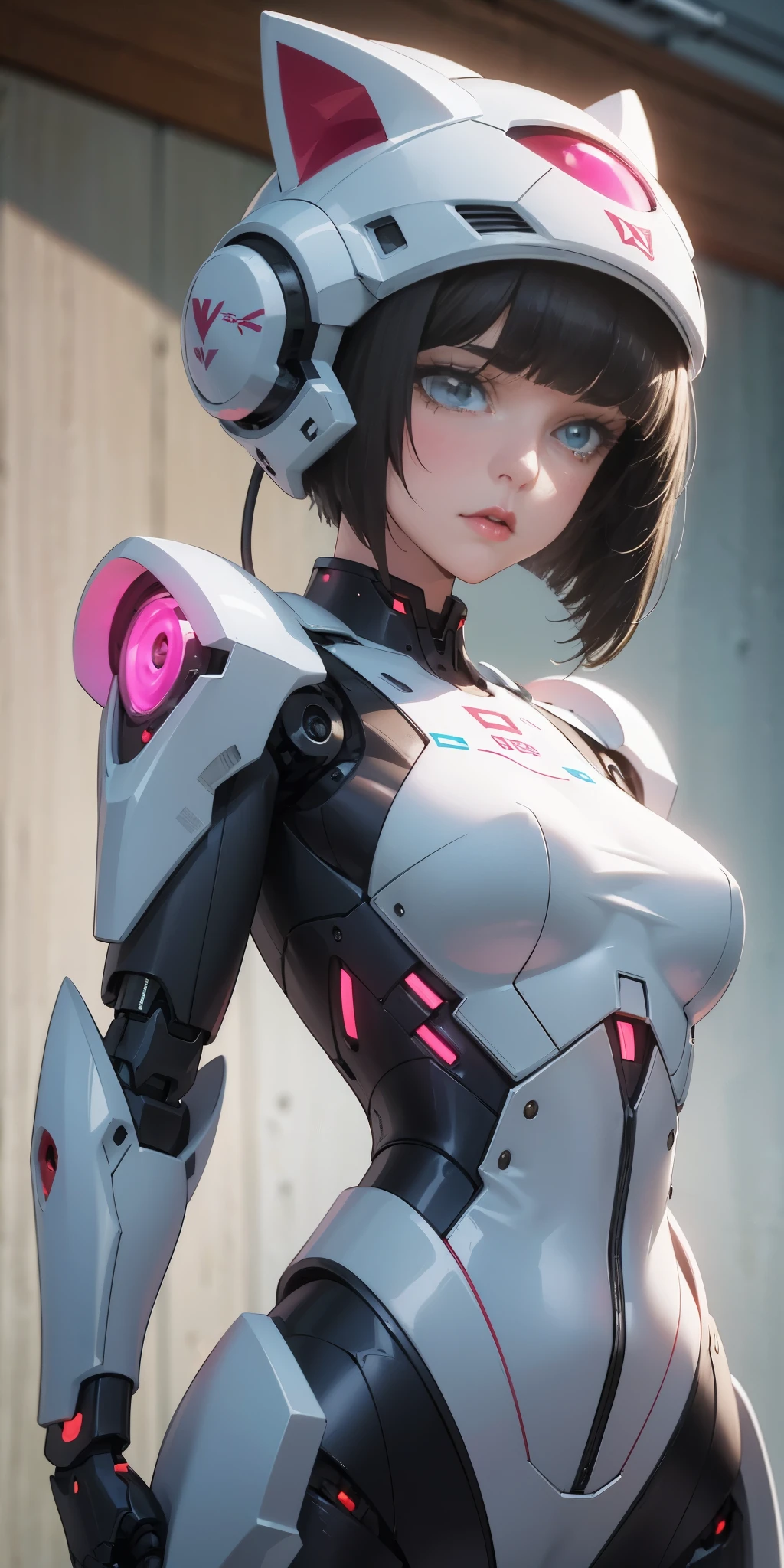 There is a woman in a robot suit posing next to an ancient building, Beautiful white girl half cyborg, Cute cyborg girl, Beautiful girl cyborg, Perfect Robot Girl, Cyborg girl, Young cyborg grady, Beautiful Female Robot, Beautiful robot woman, cyborg girl, perfect cyborg female, porcelain cyborg, Female robot, Beautiful cyborg images