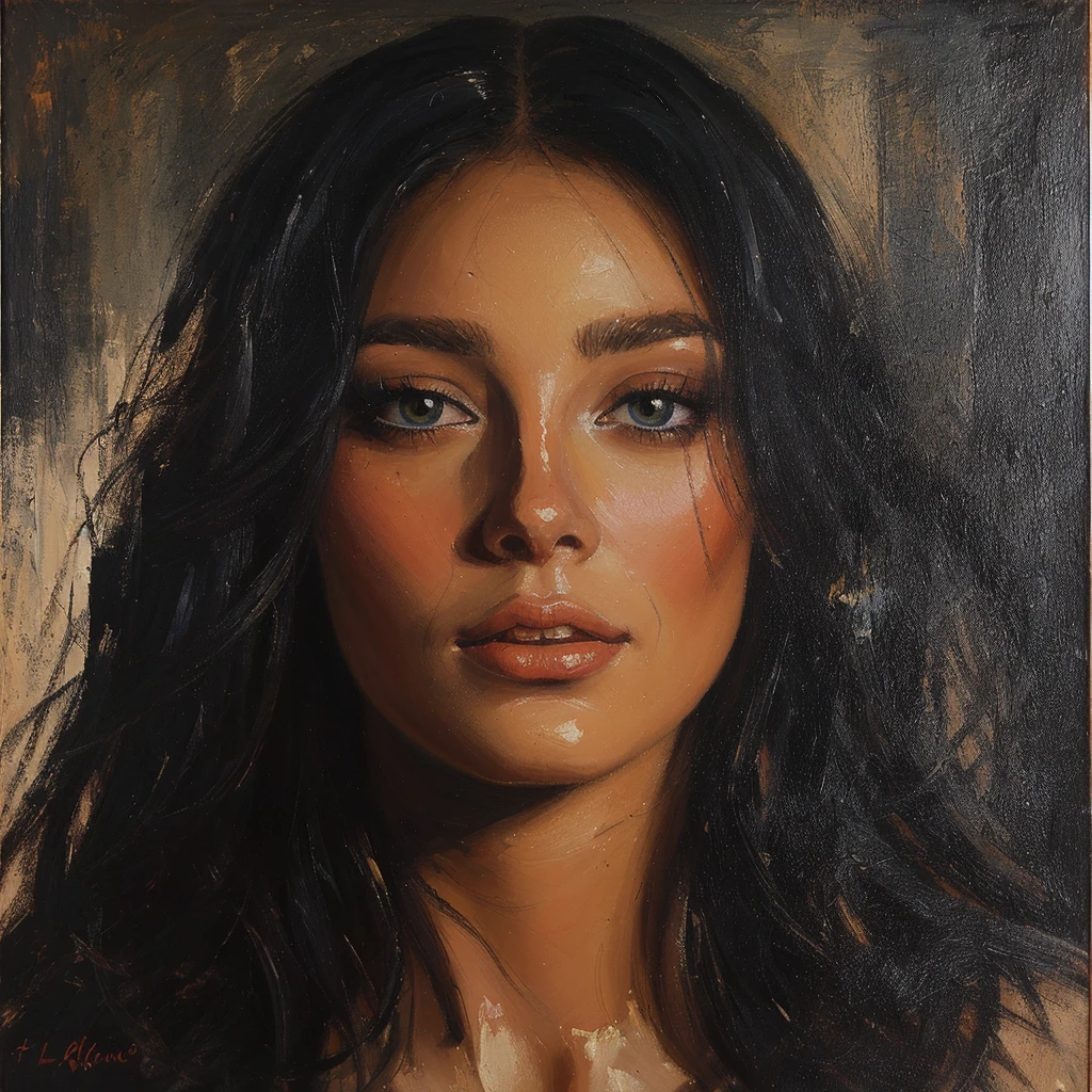 peinture d'une femme aux cheveux longs et aux yeux clairs, huile réaliste sur lin, peinture à l&#39;huile d&#39;une femme réaliste, Huile 4k sur lin, superbe portrait, Huile sur toile photoréaliste, peinture à l&#39;huile ultraréaliste, peinture à l&#39;huile réalisteing, ultra peinture à l&#39;huile réalisteing, peinture réaliste de femme espagnole, portrait de beauté détaillé, peinture à l&#39;huile réaliste, ultrapeinture à l&#39;huile réalisteing