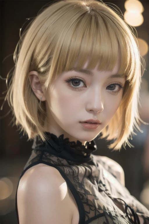 (8K, Raw photo:1.2),Detailed face and eyes,Best Quality, 超A high resolution, Highly detailed ,intricate detailes ,masutepiece ,Cute Girl , Soft cinematic light, Hyper-detailing,Sharp Focus, High quality,a blond, bob cuts, NSFW, masturbation, glamor