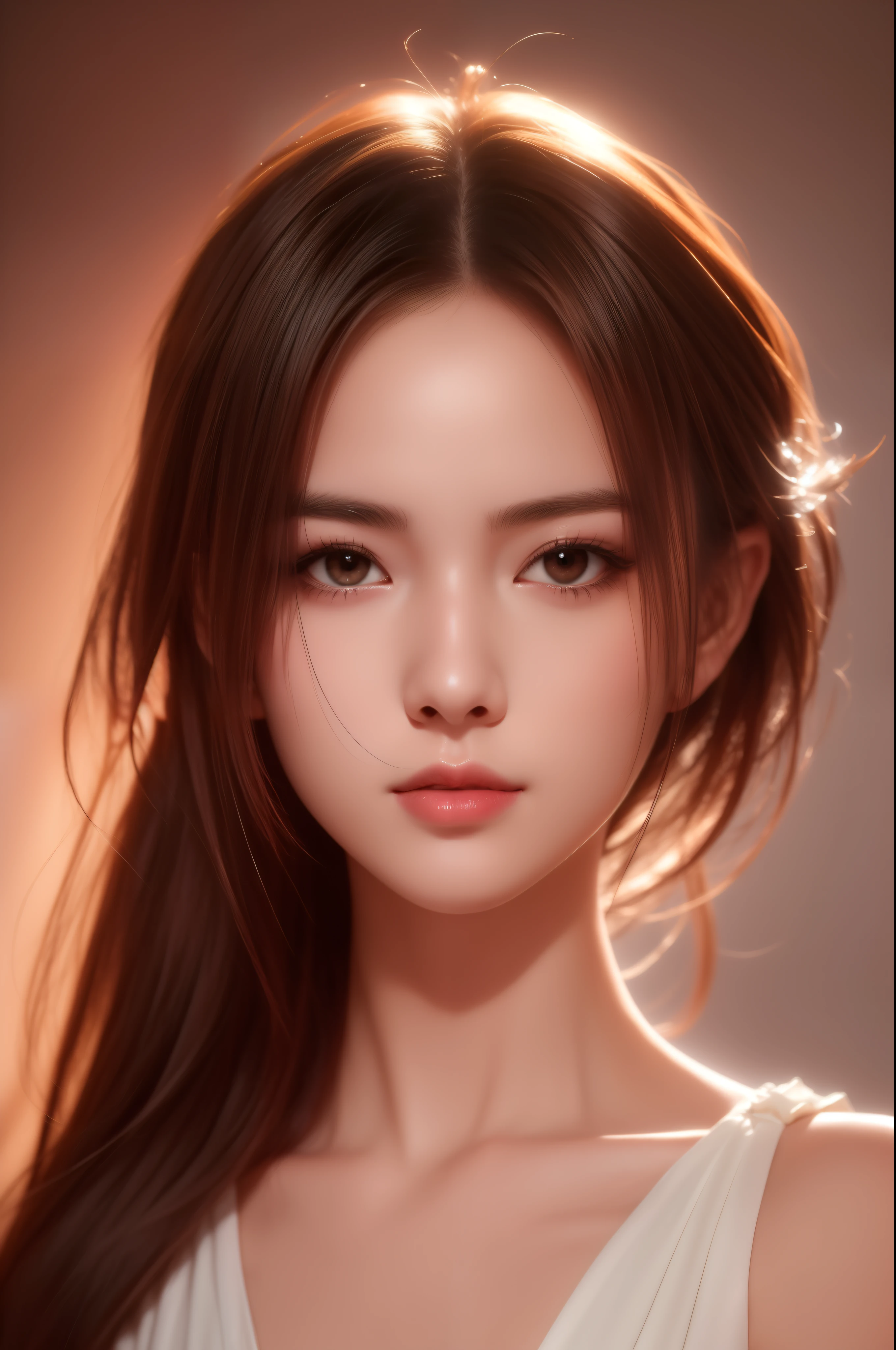 The portrait artwork of a beautiful girl with the theme of light and darkness, ultra-sharp CG at 16k resolution, a masterpiece, Excellent image quality, Very delicate), (Great light and shadow, Exquisite and beautiful), Really smooth skin, Bright face, Displaying near-perfect 18k quality, versatile, lovely.