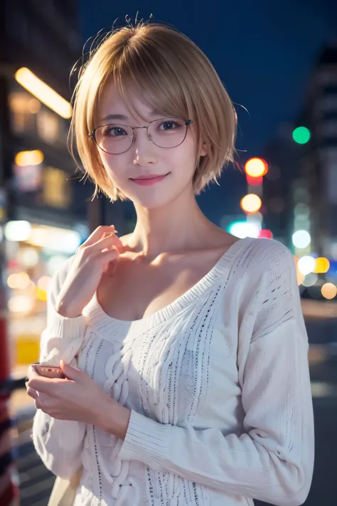 japanese girl in casual clothes、observe the audience、tokyo cityscape at night、(highest quality、masterpiece)))、hd fine、very detai...