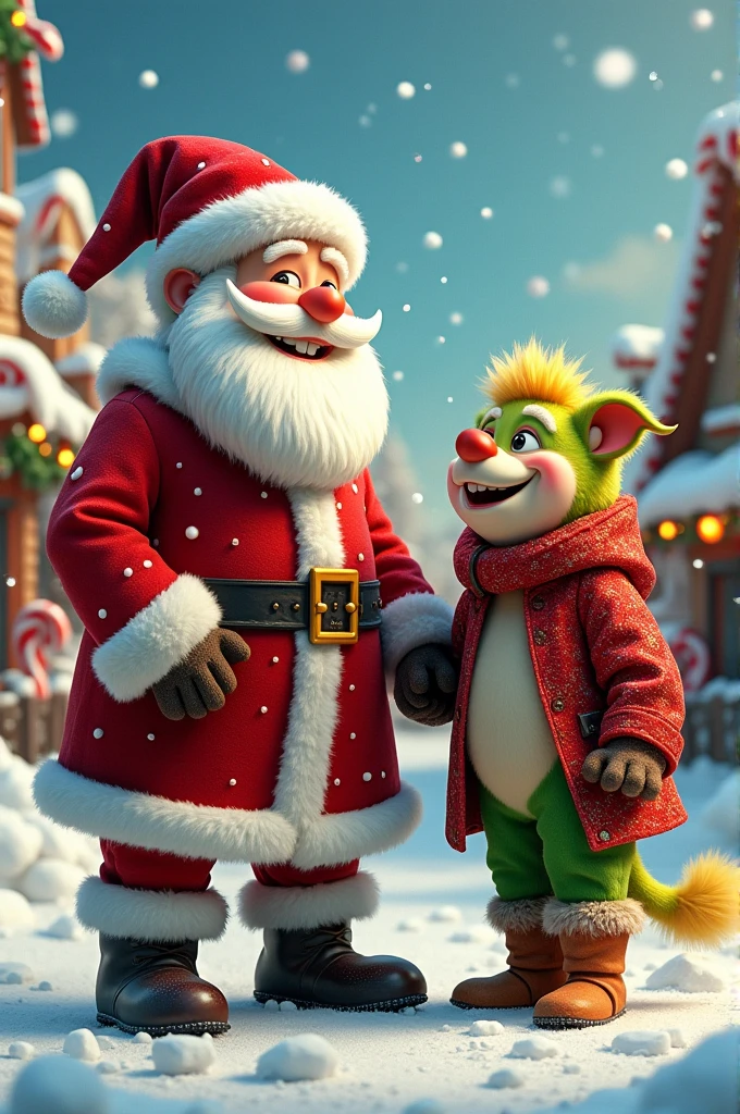 characters:**  
- **Santa**  
- **Banta**  