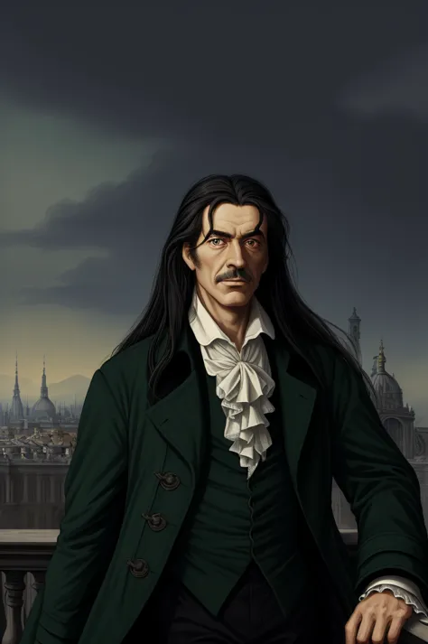 highest quality, masterpiece, high resolution,，（jacques hébert），french，french revolution politician，（french cityscape_background...