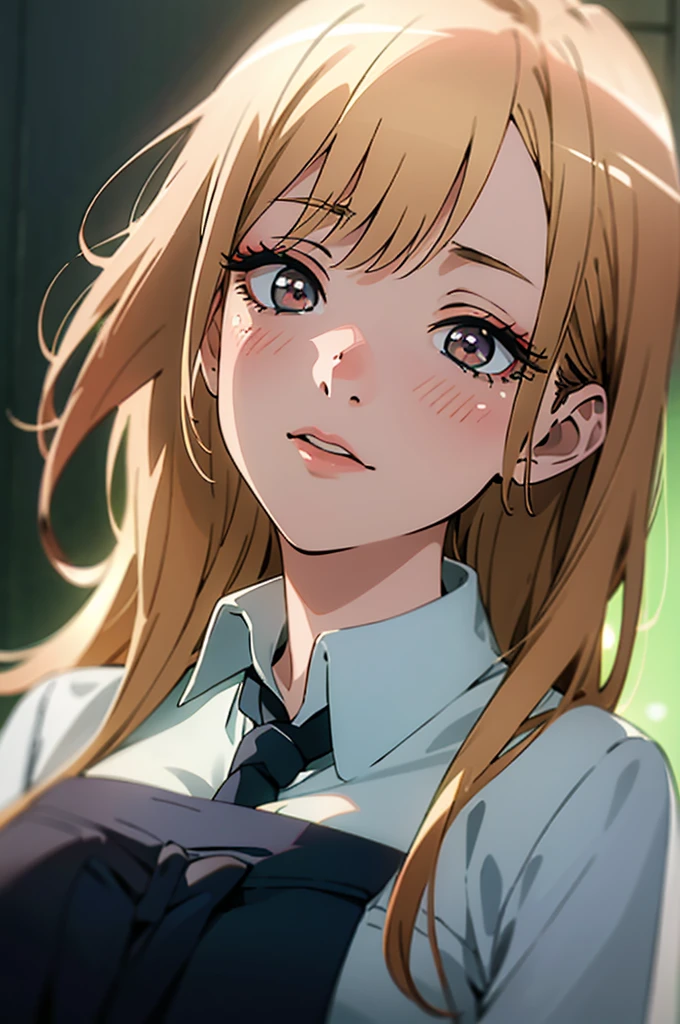 marin kitagawa, medium breasts, long blonde hair, (school uniform), full body, victorious pose, (best quality,4k,8k,highres,masterpiece:1.2),ultra-detailed,(realistic,photorealistic,photo-realistic:1.37), extremely detailed face, detailed eyes, detailed lips, high quality, digital art, 3d render, cinematic lighting, vibrant colors, dynamic composition