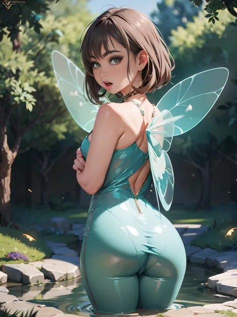 riley reid from tinker bell (disney character), realistic, dynamic lights, ((highest quality)), ((masterpiece)), (detailed), ult...