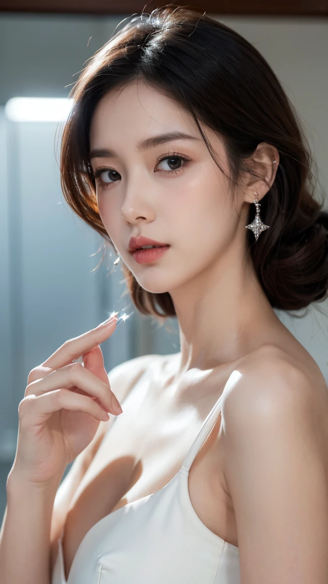 ((premium, 8k, masterpiece:1.3)), A detailed eye, (looking from the front), ((Everything is sparkling、reflected light:1.2)), (better relation: 4 fingers, 1 thumb), Highly detailed facial and skin texture., ((perfect proportions, beautiful body, showing your whole body:1.5)),Extremely detailed CG unity 8k wallpaper, Best Quality, ultra detailed, masterpiece, realist, photo realist, blush, Chapped lips , half body, (Peron&#39;s One Piece), long pink fur, blushing, ((down on my knees)),( beautiful face), (gothic costume), two tails, striped legging, Skirt, smiling , , ((suggestive low angle shot)), ((Expose underwear)), open leg shooting, (bare breasts) (exposed bust) (exposed stomach)