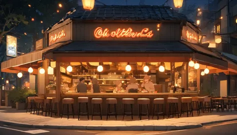 background,restaurant,night