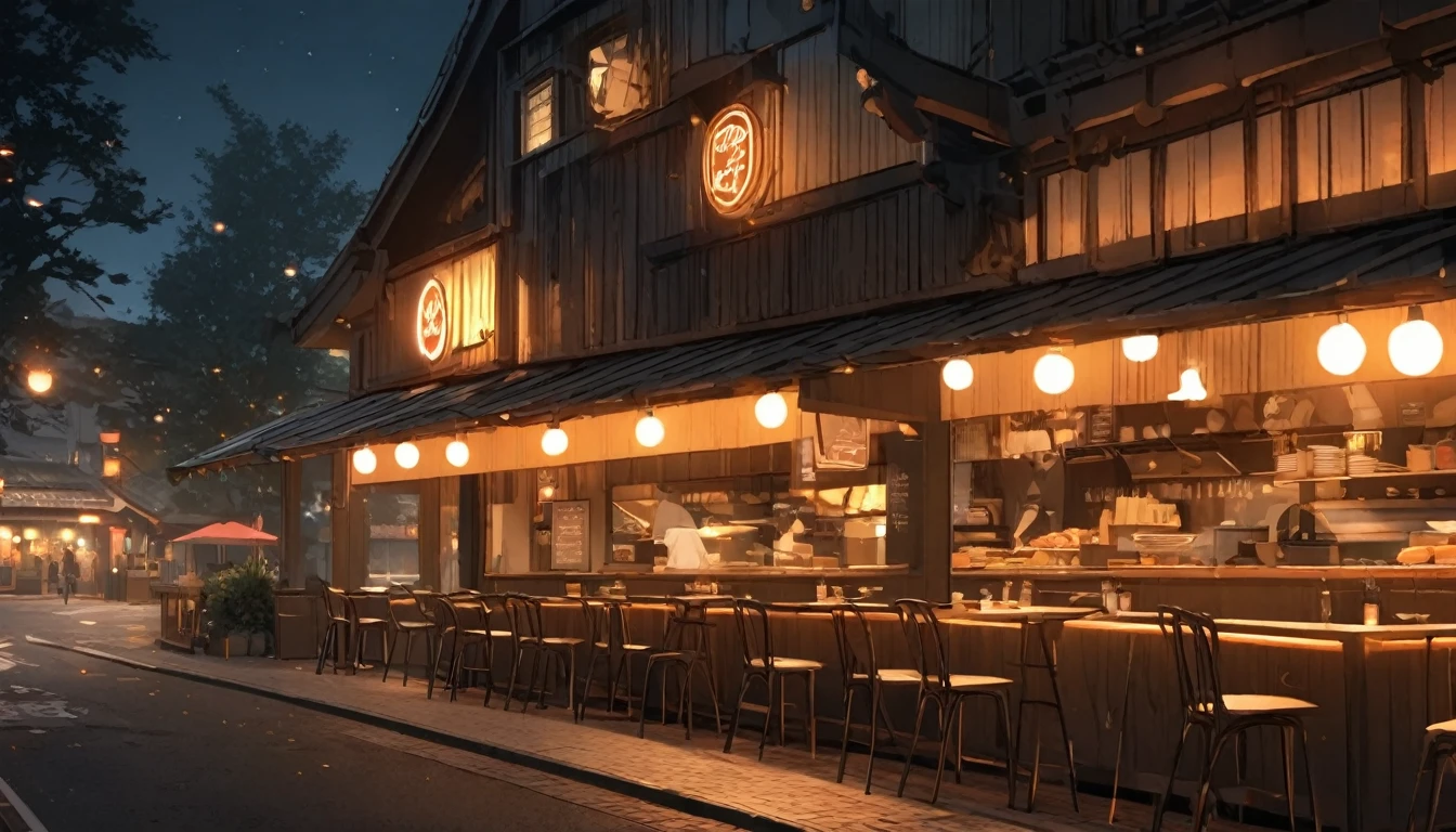 background,restaurant,night