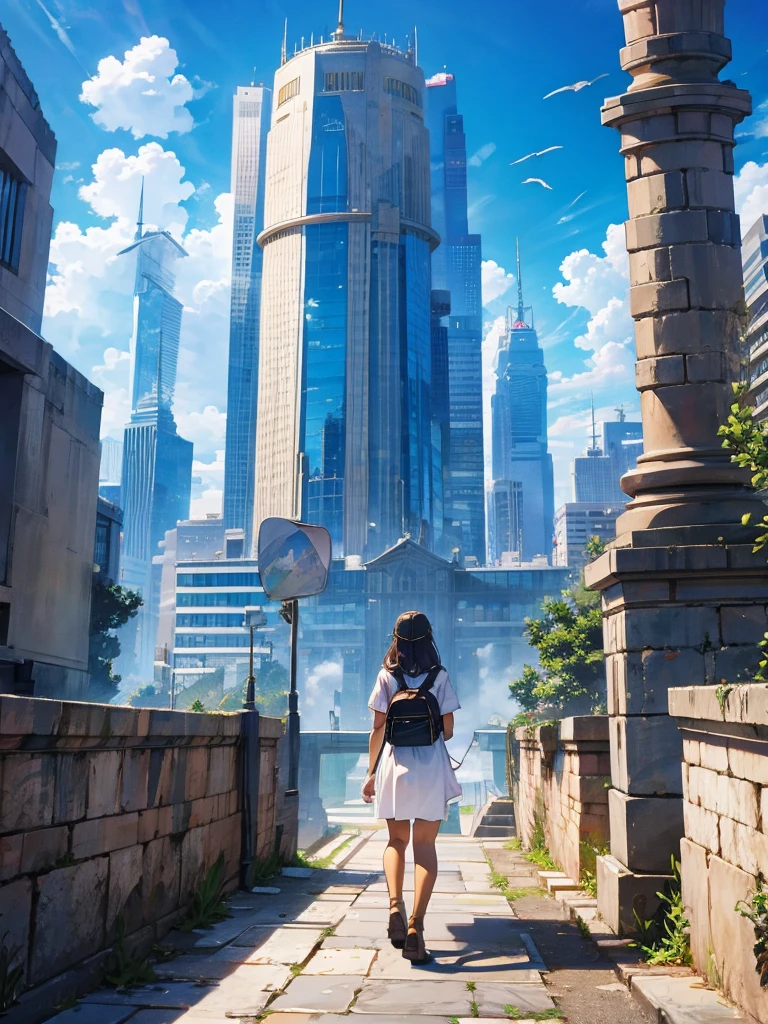 Empty City, A town above the clouds, Sky City,