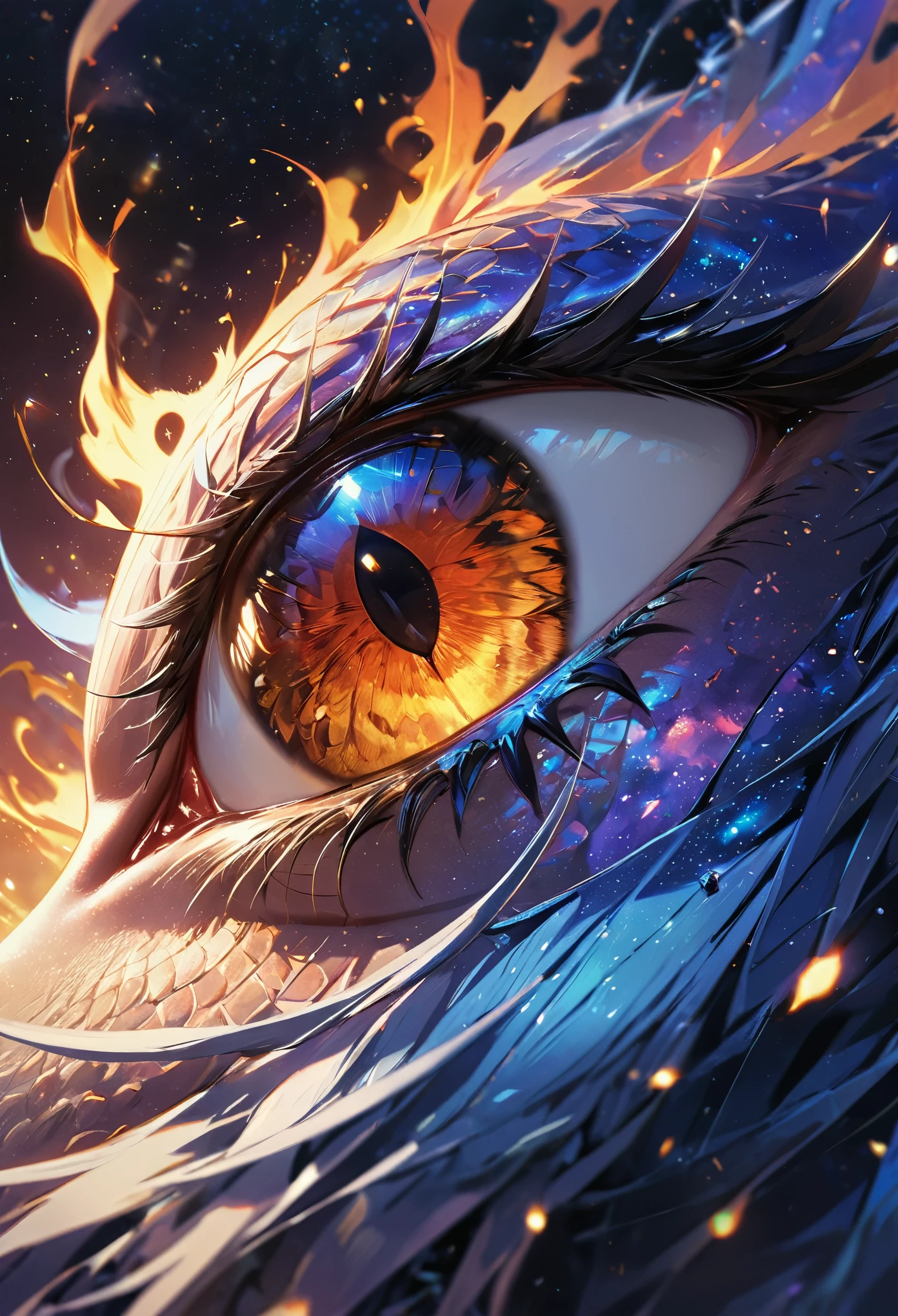 a close up anime comic picture of a dynamic color dragon eye, you see the night sky and endless stars, nebula, in the irises, some smoke and fire from the dragon, , high details, best quality, 16k, [ultra detailed], masterpiece, best quality, (extremely detailed), dynamic angle, ultra wide shot, photorealistic, ((fantasy art)) ultra best realistic, best details, best quality, 16k, [ultra detailed], masterpiece, best quality, (extremely detailed), photorealism, depth of field, hyper realistic, rpg portrait
photograph