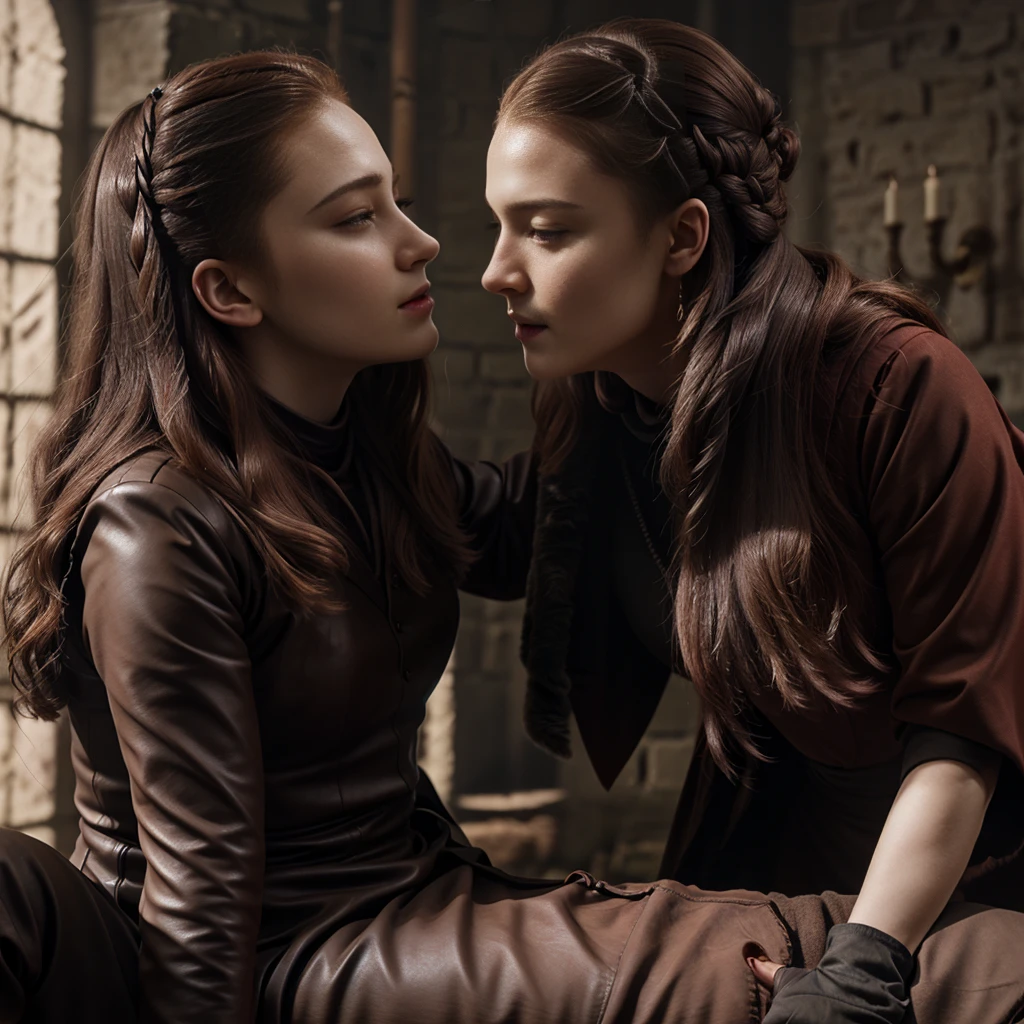 Sansa Stark having sex with Jon Snow