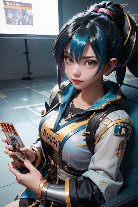 a close up of a person with a gun in a uniform, from overwatch, expert high detail concept art, shirow masamune, overwatch chara...