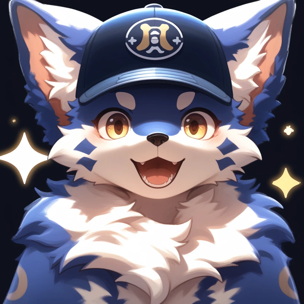 anime - style drawing of a dog with a hat and a baseball cap, very very beautiful furry art, pov furry art, furry art, furry art!!!, high quality fanart, top rated on pixiv, detailed fanart, furry fantasy art, fursona art, furry anime, by Shitao, furry mawshot art, sfw version