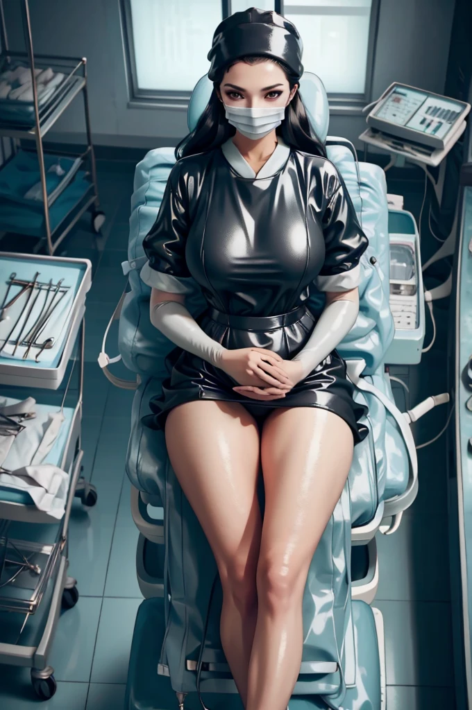 nurse uniform,hospital, latex nurse suit,nurses,busty,elbow gloves,labcoat,black hair woman,red eyes , gigantic ,medical instruments,asian nurse,two nurses,speculum,examination room,oversize ,big ass ,strap on, lay on table ,legs spreaded,giving birth,gyno chair , dentist,Milf,latex,black uniform,oversize breasts