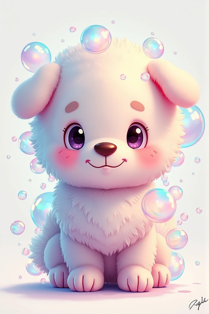 Show me a high quality image of WeChat's Bubble Pup SeaArt AI