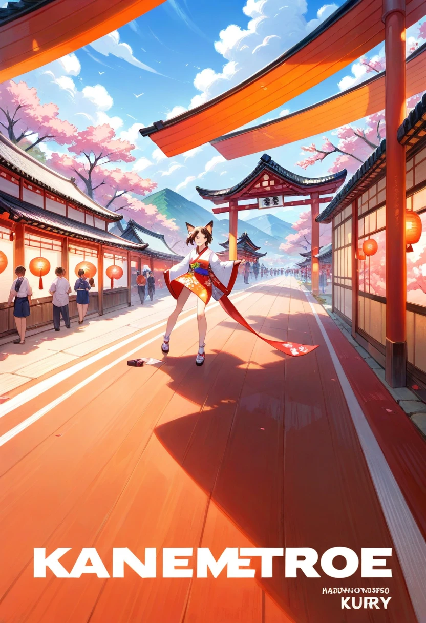 rating_safe, score_9, score_8_up, score_7_up, score_6_up, score_5_up, score_4_up, hires, source_furry, cover page, top quality, best quality, High-quality illustrations, masterpiece, super high resolution, detailed background, girls, japanese festival, absurdres, perfect anatomy(kemono)(furry anthro)happy,