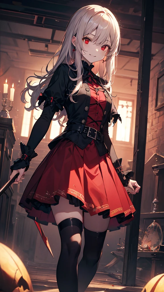 beautiful girl、とてもcute天使、Pink T-shirt、cute、Baby Face、smile、Long skirt、Black long boots、.(Highest quality,4K,High resolution,masterpiece:1.2),Very detailed,Realistic:1.37,Spooky altar background,Dark fantasy,Red color scheme,Ominous atmosphere,Eye-catching,Storytelling,anatomy,Anime Style,Concept Art,beautiful細部までこだわった顔と (((Red eyes ))),A terrifying ritual ,Ritual of sacrifice,Premature death,inappropriate behavior,クレイジーなsmile,Scythe Face,Girl Monster, beautiful, Delicate facial features, Sharp Eye, Sharp Fangs, pale Skin, Thick chain, Dark Background, Cinema Lighting, Dramatic Shadows, Gothic style, Gloomy atmosphere, Dark fantasy, One person&#39;S, Please open your mouth wide, Open your mouth and baring your teeth,Sharp teeth like a beast, Wide lips, very wide mouth, Vermilion cheeks, ,(Blood splatter:1.4),Scary smile, smile,Angel Design, TwiSted smile、Bloody、bleeding from the head,,,,,、Blood splatter、,(Blood splatter:1.4),skull,Horror Style, ((Fantasy Sweet Ta Frill Pink Costume)), ((Flowing blonde hair)), ,(Blood splatter:1.4),Female curves, Sexy flat stomach, Perfect hands, Perfect anime face, (pink tutu dress)), Are standing, ((邪悪なsmile)), ,(Blood splatter:1.4), Steam circulates, Moonlight Illumination, night lighting, (Blood splatter:1.6),アニメAngel Design, TwiSted smile、Bloody、bleeding from the head,,,,,、Blood splatter、,(Blood splatter:1.4), skull,Gothic architecture、Western architecture、Fantasy World、,Victorian cities, Skeleton Gas Light,Absurd, High resolution、 ((Tabletop)), ((Highest quality)), (Very detailedな), ((Very detailed)), (beautiful), ((cute)), (NFSW:1.8), One personで,(:1.6)、(world&#39;The most terrifying and creepy gothic girl:1.5)beautiful face、Whole Body Ezbian、pale, beautiful肌、beautiful金の髪、優しくsmileむ、Dark building ruins、(snow white&#39;Frill dress:1.3)、(The dark ruins are stained with blood:1.3)、Low angle full body shot、(少女は血の海の中にAre standing:1.5)、(The ground is full of blood:1.3)、(The girl lost a lot of blood.....:1.3)、(クレイジーなsmile:1.6)、Spirits、(Blood dripping from the mouth:1.3)、
