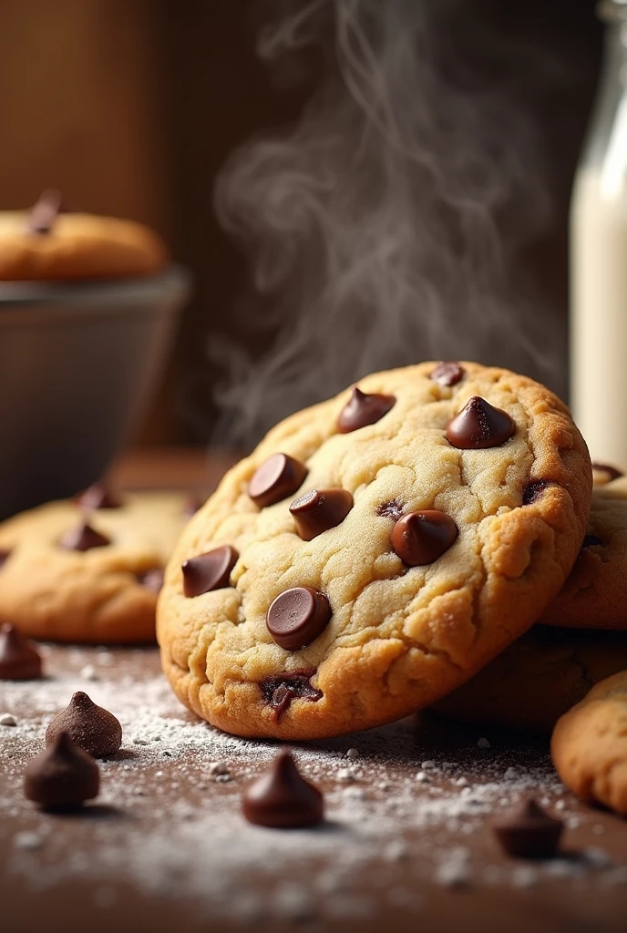 Chocolate Chip Cookies Baking Logo 