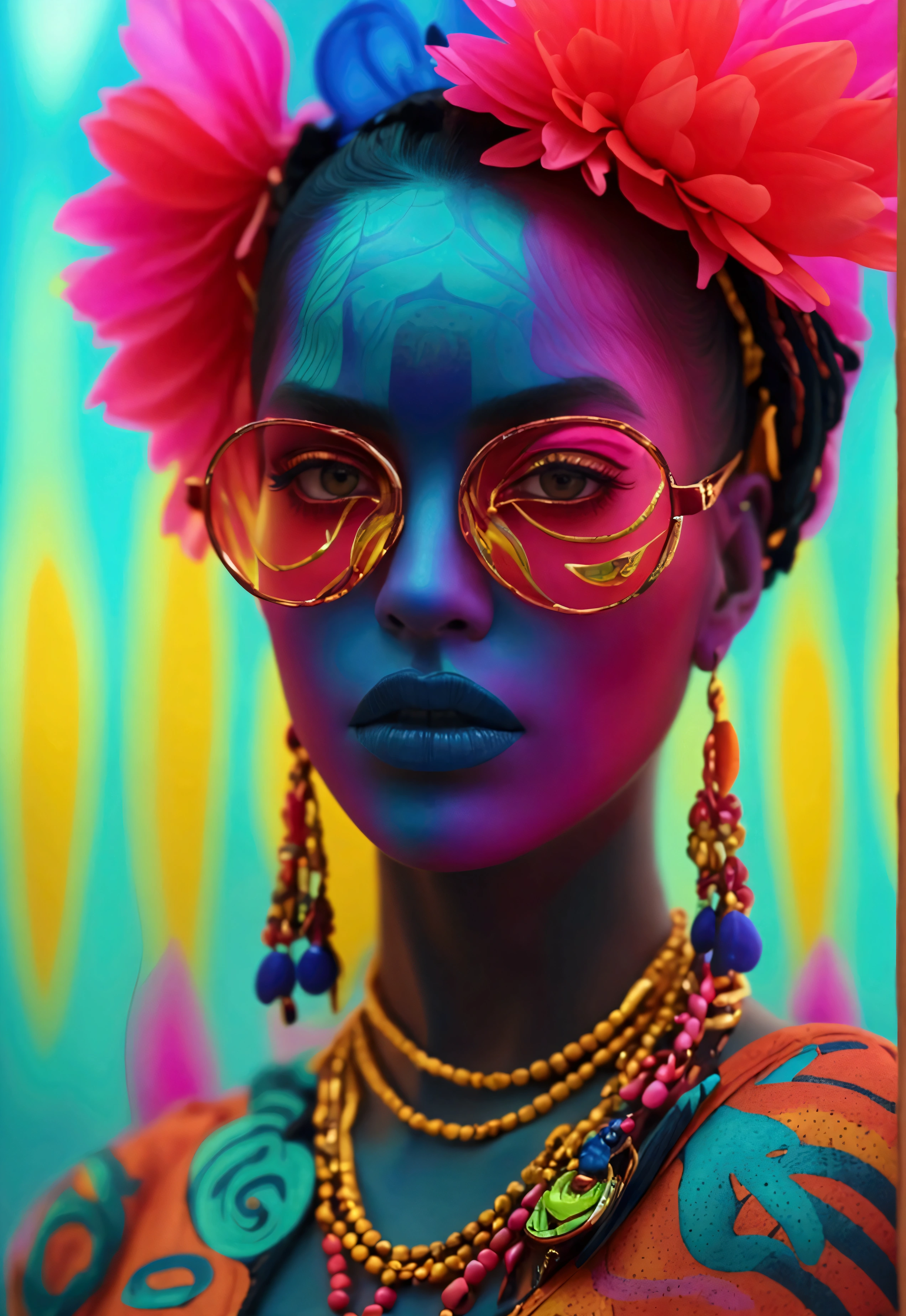 Inspired by the "alucines" and Mexican street fashion, This collection features an eclectic mix of neon colors, Psychedelic graphics and striking textures. The collection seeks to capture the energy and creativity of underground street fashion..