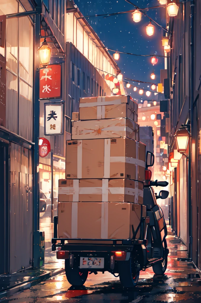 Light cargo delivery person