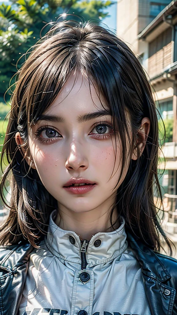 ((Beautiful Face:1.4)), Dressed, (photo Realistic:1.2), (hyper Realistic:1.2), (Realistic:1.3),, (Smoother lighting:1.05), (Improving the lighting quality of movies:0.9), 32K,, One girl,20 years old, Realistic lighting, Backlight, Light on the face, Ray-tracing, (Bright light:1.2), (Improvement of quality:1.4),, (Highest Quality Real Texture Skins:1.4), Detailed drawn eyes, Detailed painted face, Quality Eyes,, (Tired, sleepy and satisfied:0.0), Face close-up, T-Shirts,, (Enhance the mood of your body line:1.1), (Enhances the beauty of skin texture:1.1),