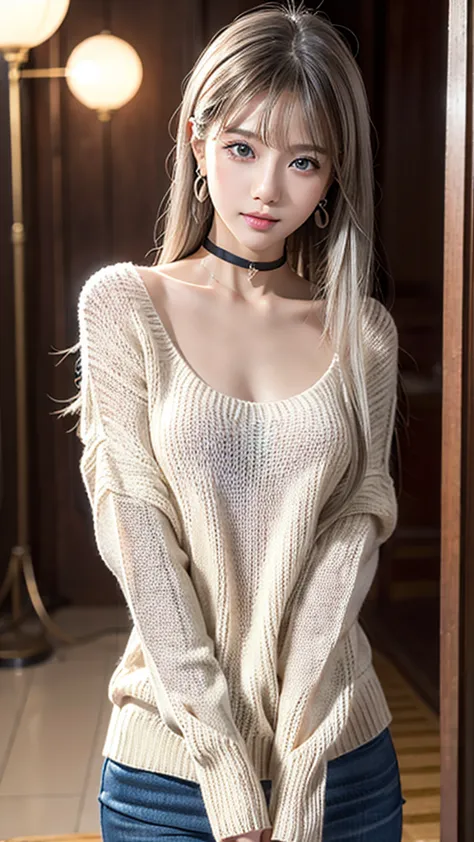 ((virgin-killing sweater))extraordinary sexy beauty、beautiful, calm and bright look、sexy and refreshing look、完璧なbeautifulcute顔、v...