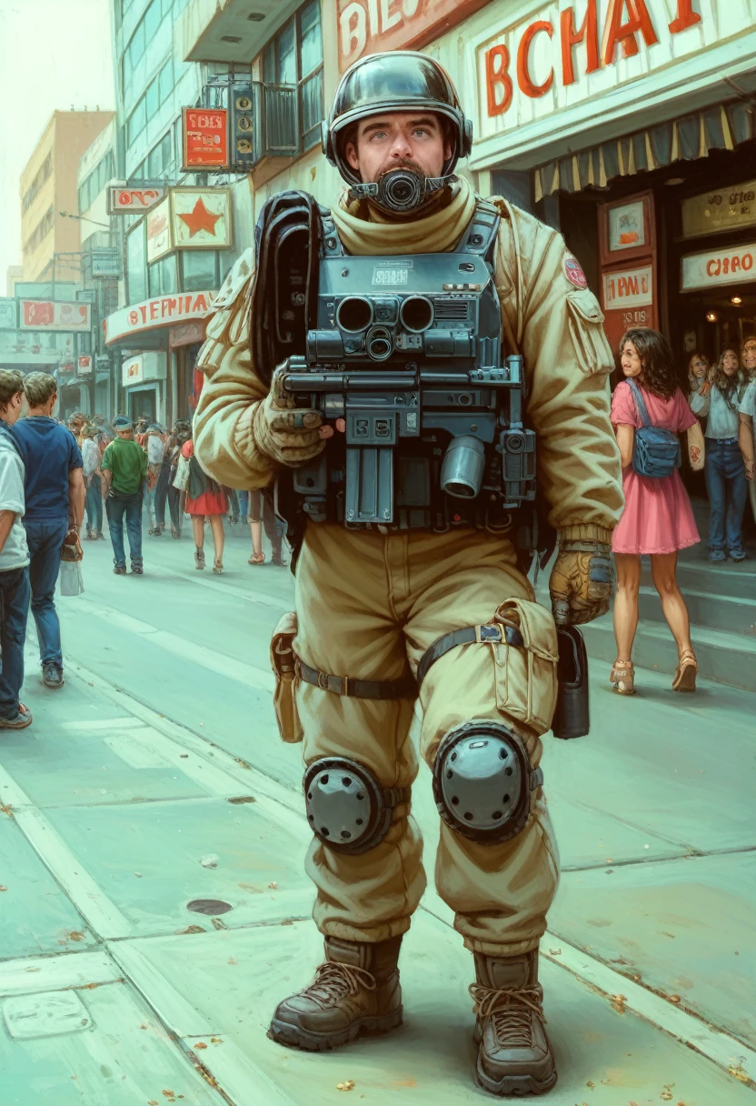 a spartan soldier invading a brazilian favela, photorealistic, taken using the Canon EOS R camera with a 50mm f/1.8 lens, f/2.2 aperture, shutter speed 1/200s, ISO 100 and natural light, Full Body, Hyper Realistic Photography, Cinema, Cinema, Hyperdetail, UHD, Color Correction, hdr, color grading, hyper realistic CG animation --air 4:5 --upbeta --q 2 --v 5,  d