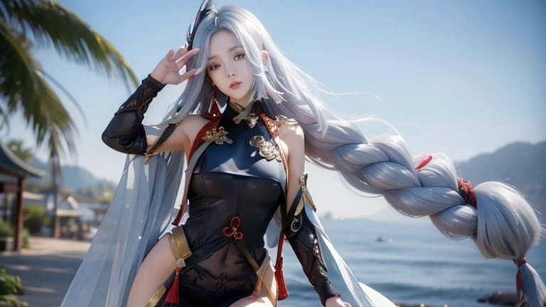 high quality,HD,16K,Sharp Line,1 Girl,fantasy, （Fire Spirits）,Pretty Face, Large Breasts, Beautiful legs,In the water,Focus Girl,detailed Pretty Face,Detailed clothes,beautiful eyes,Cool,Sexy,Dynamic Angle,穿着华服的神明Strike a pose拍照, Ancient mysterious sexy goddess, Traditional beauty woman, Beautiful female warrior god of war , Beautiful sexy goddess, Gorgeous role-playing, high, Beautiful young girl, Beautiful woman, 华丽Beautiful woman, Complex clothing,Chinese Mystical Aesthetics, Beautiful goddess ancient mysterious girl, Extremely detailed shot of the goddess, Jaw-dropping sexy beauty, Big breasts deep neckline sexy belly button（butt), (bedroom), (Sexy Girls), masterpiece, best quality, Bangs, blush, Chest, clavicle, Eyebrows visible through hair, (Ombre gold hair), Jewelry, Long hair,Bright Eyes, ring, (solitary), illustration, fashionable, miss, Strike a pose, background, element, confident, Express, Accessories, majestic, striking, key point, Dynamic poses, ((plump)), (purple))Woman in transparent dress,Viewer,(((Full breasts, Keeley University))),Slim waist,(Navel exposed,Bare waist), Long hair, extreme detailed details, 详细的fantasy艺术, Stunning character art, Beautiful and exquisite character art, Beautiful transparent dress, Very detailed, Large Breasts，Chest，Golden ratio figure，Beautiful figure，Ultra wide-angle shooting，Full body shot拍摄，Body close-up，Full body shot，Wearing a pleated tulle skirt，柔和动漫illustration, 柔和的深色background，Fujifilm XT3 Clear focus, f 5.6, High Detail, Clear focus,(Wearing openwork clothing),, (Natural light), (Tempting)translucent, Good velvet quality, Compared, Divine Light,, Silver hair, 夜空background, Absolute Strength,Female Shinmei，穿着性感丝绸的Female Shinmei,，Large Breasts，Chest，Golden ratio figure，Beautiful figure，Ultra wide-angle shooting，Full body shot，Body close-up，Full body shot， Wearing a tulle dress, Model shooting style, Large Breasts，饱满Chest，Golden ratio figure，Beautiful figure，(Extremely detailed CG 8k wallpaper unit), The most beautiful artistic photos in the world, , 8K 超HD, ) ，Sexy姿态，Sexy表情，best quality,masterpiece,Ultra-high resolution,(Practical:1.4),original photo,Ultra-high resolution